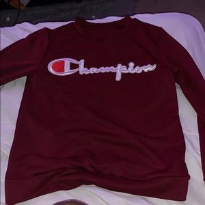 Red champion shirt